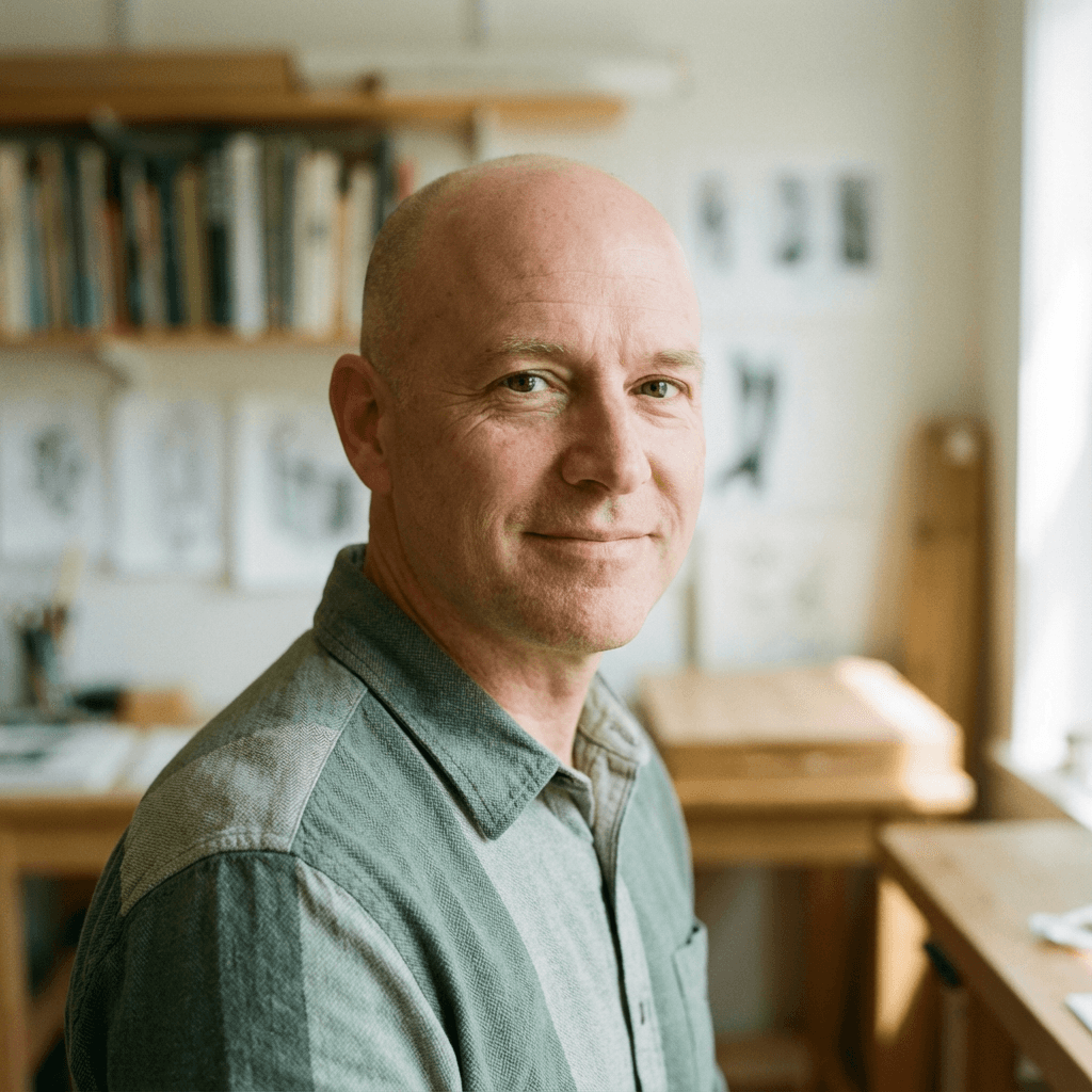 David Morris, Elna Shops customer
