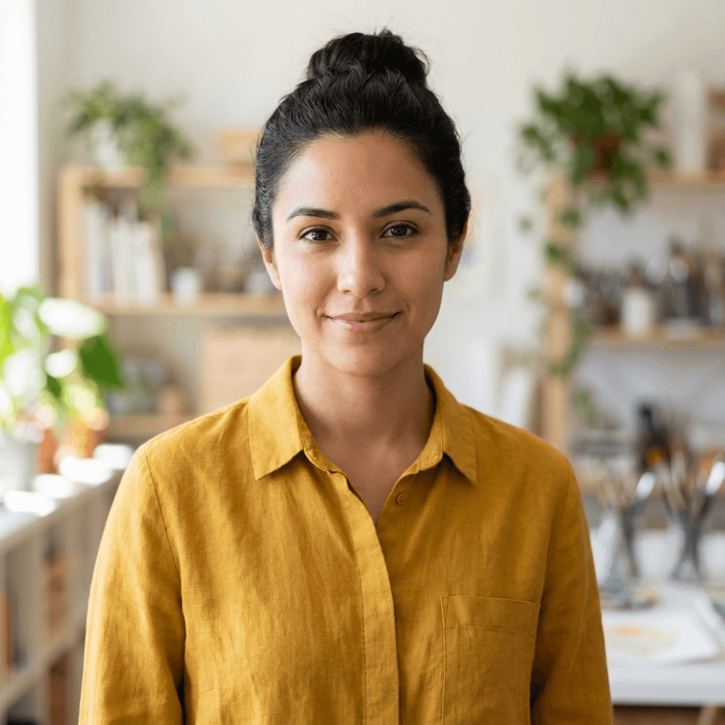 Jessica Ramirez, Elna Shops customer